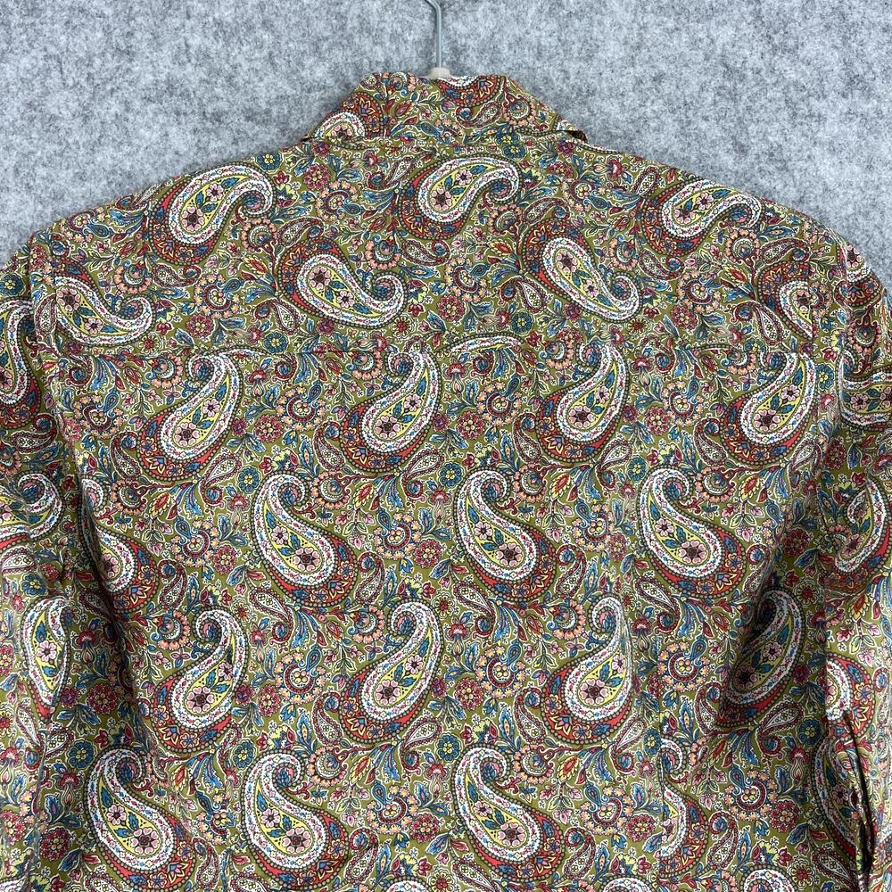 J. Crew Slim Perfect Shirt Liberty Lee Manor Paisley Womens 2 Button Up Cotton - Picture 12 of 15